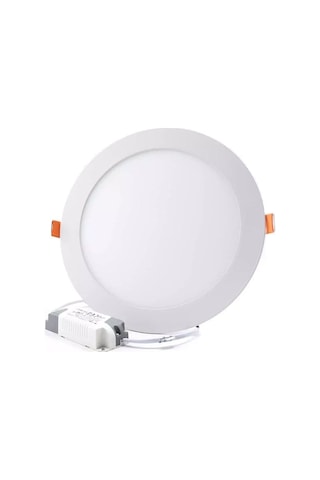 Alles 18w Beyaz 6500k Sıva Altı Yuvarlak Led Panel Beyaz
