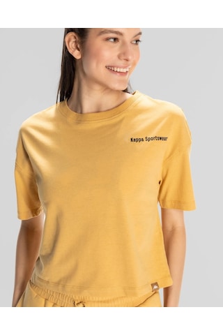 Kappa Authentic Jessa-Woman Kadın T-Shirt-Bej