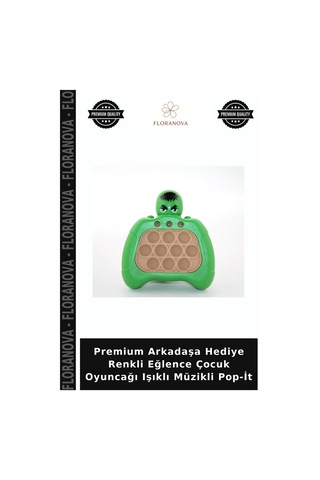 Premium Arkadaşa Hediye Renkli Eğlence Çocuk Oyuncağı Işıklı Müzikli Pop-it