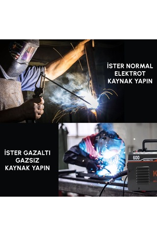 Kzabr EEA248 600 A Gazsız Gazalti Kaynak Makinesi German Style