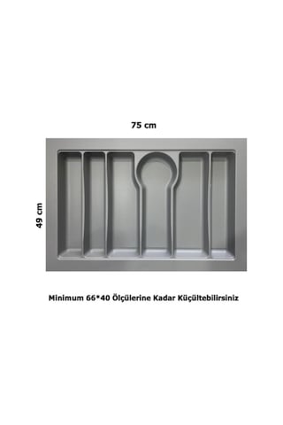 LİDER 75*49 Çekmece İçi Kepçelik ve 75*49 Kaşıklık İkili Set