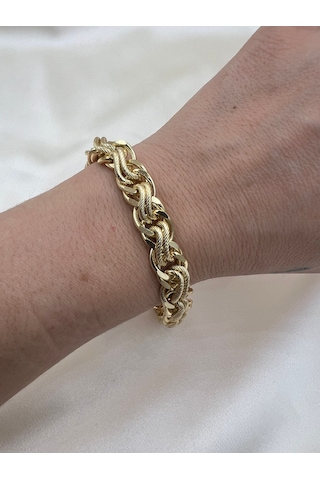 Xupıng Sarmal Bileklik Altın - Gold