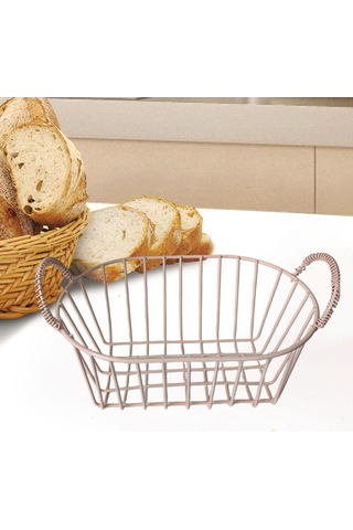 Suntek Ofis Yiyecek İçecekleri Aperatifler İçin Ekmek Sepeti Pembe