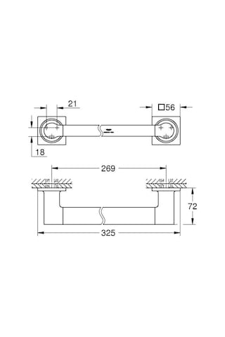 Grohe Allure Tutamak - 40955001 Gümüş