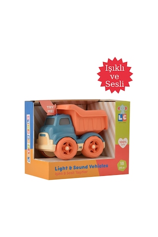 Let's Be Child Işıklı Ve Sesli Minik Kamyon Mavi S3904101623n1-2