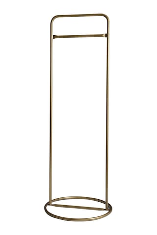 Oba Metal Konfeksiyon Askılığı Gold Renk Askılık Elbise Askılığı Ayaklı Askılık Kıyafet Askılığı Gold