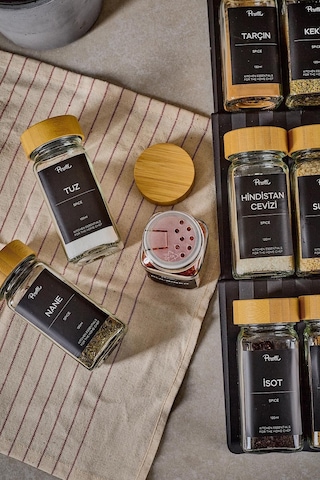 Perotti 12 Li Raul Bambu Baharatlık Kare 16777 Şeffaf