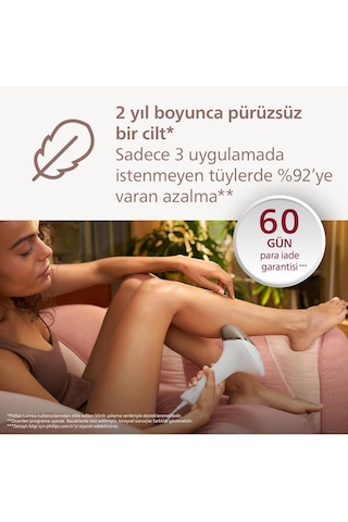 Lumea Ipl 8000 Serisi Brı945/00, Evde Lazer Epilasyon, Vücut Ve Yüz İçin 2 Başlık, Çanta