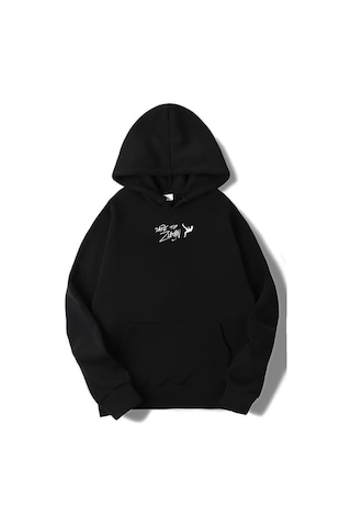 Brz Collection Unisex Oversize Zlatan Ibrahimovic Hoodie Siyah