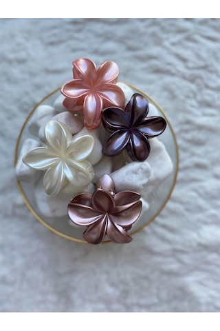 4'lü Set Pastel Mat Renk Lotus Toka Çok Renkli