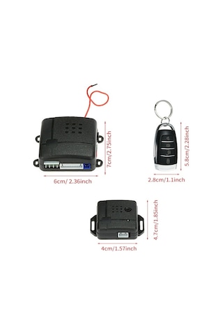 Pazly L455 Evrensel Araç Güvenlik Sistemi Alarm Ve Koruma Kiti K11623-2