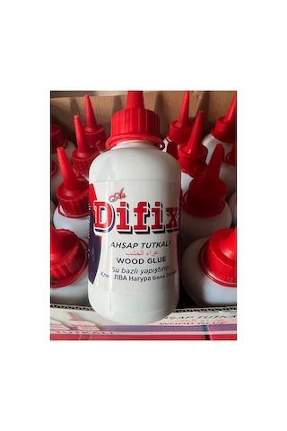 Difix Ahşap Çiçek Maket Kumaş Karton Tutkalı Su Bazlı Kokusuz Beyaz Renk 100gr