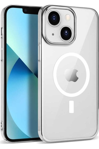 Apple Uyumlu iPhone 14 Plus Kılıf Zore Wireless Şarj Özellikli Pixel Magsafe Kapak