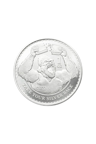 AgaKulche Gorilla Gümüş Sikke Coin