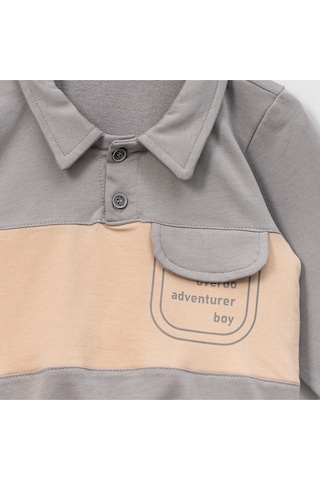Overdo Kids Erkek Çocuk1-4 Yaş Cep Baskılı Sweat Çok Renkli