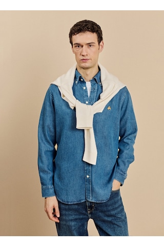 Brooks Brothers Gömlek, 2xl, İndigo
