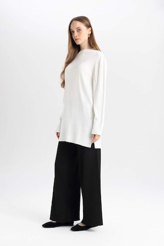 Defacto Relax Fit Triko Pantolon Beli Lastikli Basic Düz Geniş Paça Y1325AZ24AUBK81 Siyah