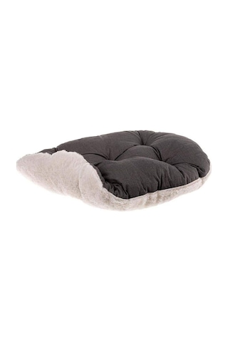 Ferplast Relax 55 Peluş Kedi Ve Mini Irk Köpek Yatağı - Marrone Bej 55cm X 36cm