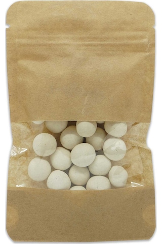 8.5X14.5X5 Kraft Pencereli Kilitli Doypack 50 Adet
