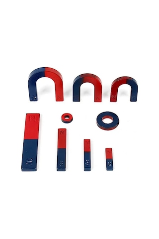 Mıknatıs Seti 9 Parça Hafif Manyetizma Öğrenci Modeli