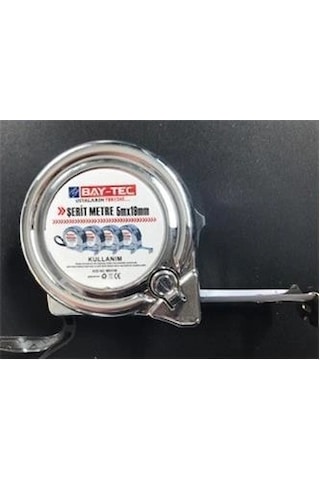 Bay-tec Mk4146 5mt 19mm Krom Şerit Metre Kdo