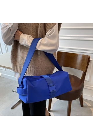 Sones Naylon Su Geçirmez Seyahat Çapraz Askılı Çanta Eğlence Spor Fitness Çantaları Mavi