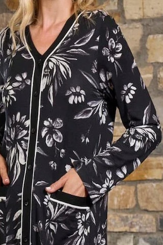 Cossy By Aqua 26300 Kadın Büyük Beden Önden Düğmeli Cepli Midi Boy Elbise-siyah Siyah