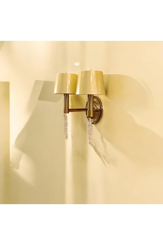 Vela Eskitme Gold Şapkalı Aplik Eskitme Gold