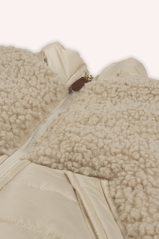 Erkek Çocuk Pelüş Detaylı Micro Yelek Bej 2421bb23008-4928 001