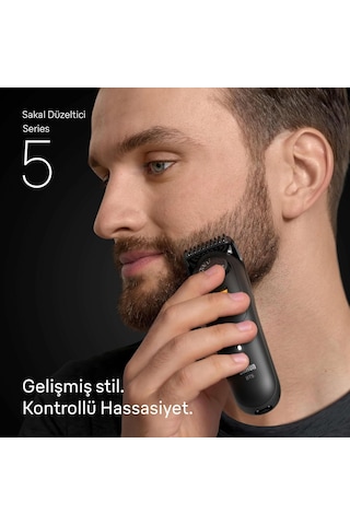 Braun Sakal Düzeltici Series 5, +4 Aksesuar, 40 Uzunluk, Keskin B