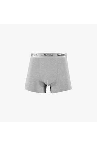 Nautica Nautıca Erkek Renkli 3'Lü Boxer X15312T 0Gh Gri