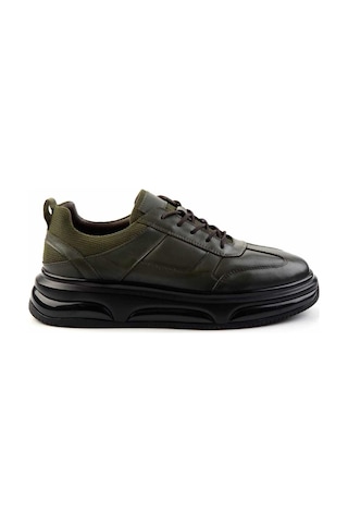 Bambi Haki Leather Erkek Sneaker E01307257343 Haki
