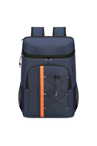 Yalıtımlı Soğutucu Sırt Çantası Alüminyum Folyo Termal Y29145bl Mavi