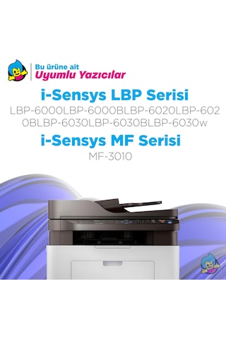 Canon Crg-725 Uyumlu Toner 10'lu Paket /mf-3010 / Lbp-6000 / Lbp-6020/ Lbp-6030