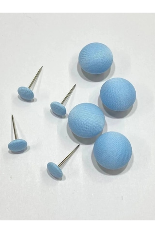 Yorgan Kılıfı Ve Çarşaf Tutucu Sabitleyici Yastık Nevresim Sabitleyici İğne/ 4 Lü Set - Mavi