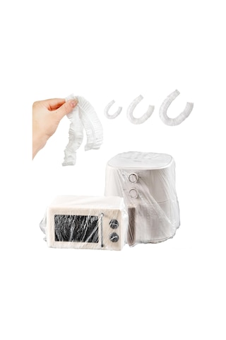 Skycity Mutfak Aletleri İçin 3 Boyutlu Şeffaf Toz Koruyucu Örtüleri - Esnek Kenarli, Yağ Ve Toz Engeli, Fırın/pres Mantiği/toaster Uyumlu Şeffaf