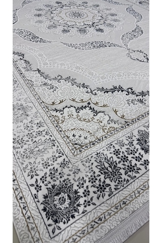 Safyün Halı Kadife Kf501 Gri 200 X 290 Renkli
