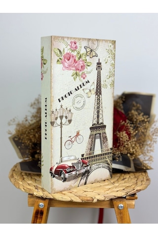 Rabsev RS307 Fotoğraf Albümü 10x15cm 300 Fotoğraf Kapasiteli Eyfel Desenli Lüks Albüm