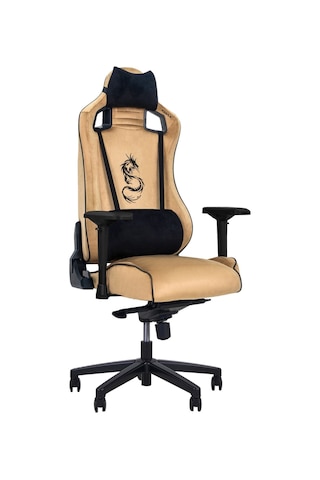 Pro Ayak Uzatmalı Kol Pedli Maximus Hardal Oyuncu Koltuğu Hardal