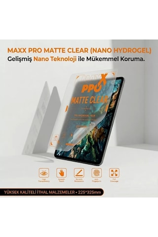 İpad Air 3 - 10.5 - 2019 Uyumlu Nano Ekran Koruycu Maxxpro - Mat