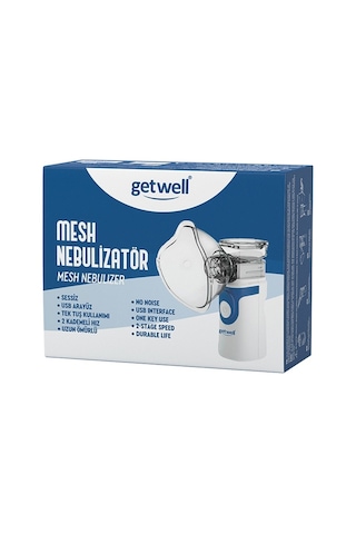 Getwell Mesh Nebulizatör Şarjlı - Sessiz - Taşınabilir