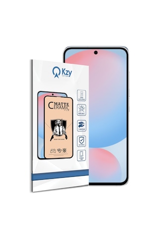 Samsung Galaxy S24 Fe İle Uyumlu Tam Kaplayan Mat Seramik Nano Esnek Ekran Koruyucu Cam