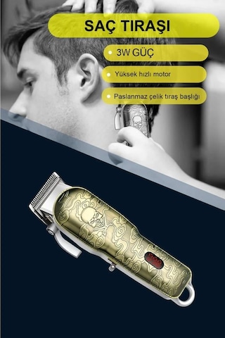 Daling Profesyonel Traş Makinesi 4 Başlıklı Pro Kuaför Serisi