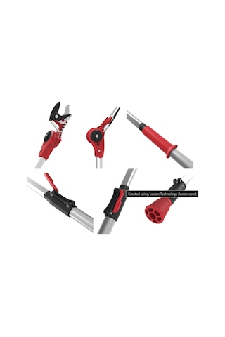 Kamikaze Km-63 Tlx Yüksek Dal Budama Makası 4 Metreye Kadar Ayarlanabilir 32 Mm Kesim Kapasitesi