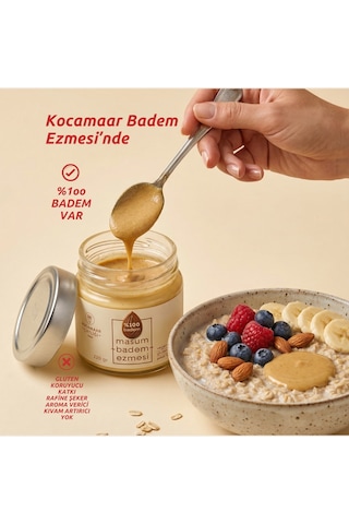 Kocamaar Çiftliği Badem Ezmesi Sade 220 G