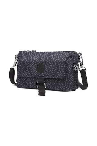 Smart Bags Günlük Minik Boy Su Geçirmez Krınkıl Kumaş Kadın Telefon Ve Postacı Çantası Puantiye Siyah