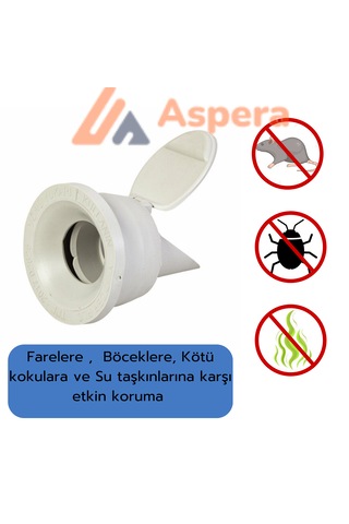 Koku Önleyici Çekvalfli Adaptör Contaø50 Lavabo & Eviye İçin