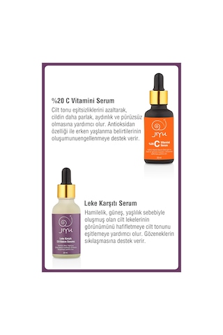 Jiyu 2'Li Cilt Serum Seti 2x30 ml.