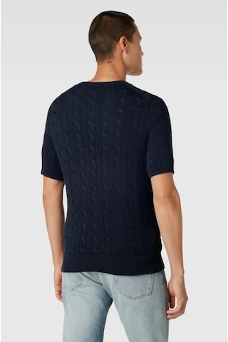 Polo Ralph Lauren Yuvarlak Yaka Saç Örgü Triko Lacivert