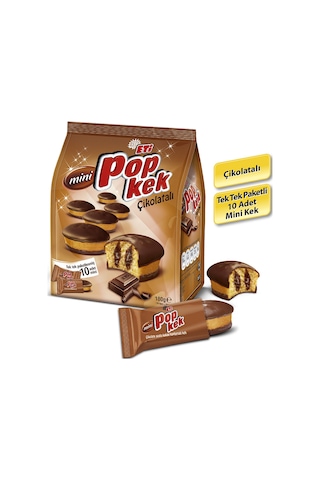 Eti Popkek Mini Çikolatalı 10 x 180 G